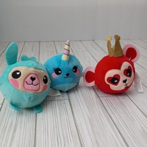 Squeezamals Animal Plush Bundle